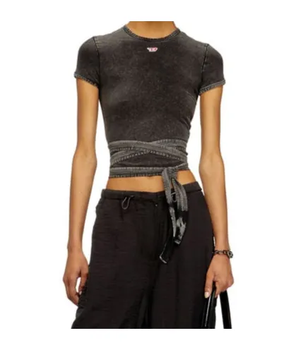 T-Bunny-Tail-R1 Denim Look T-Shirt