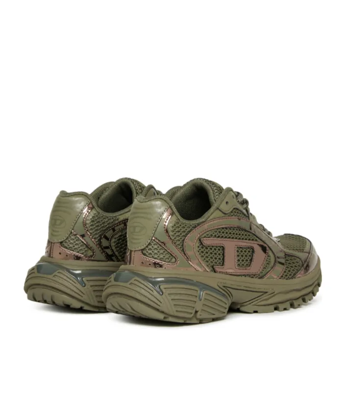 Metallic Mesh Sneakers