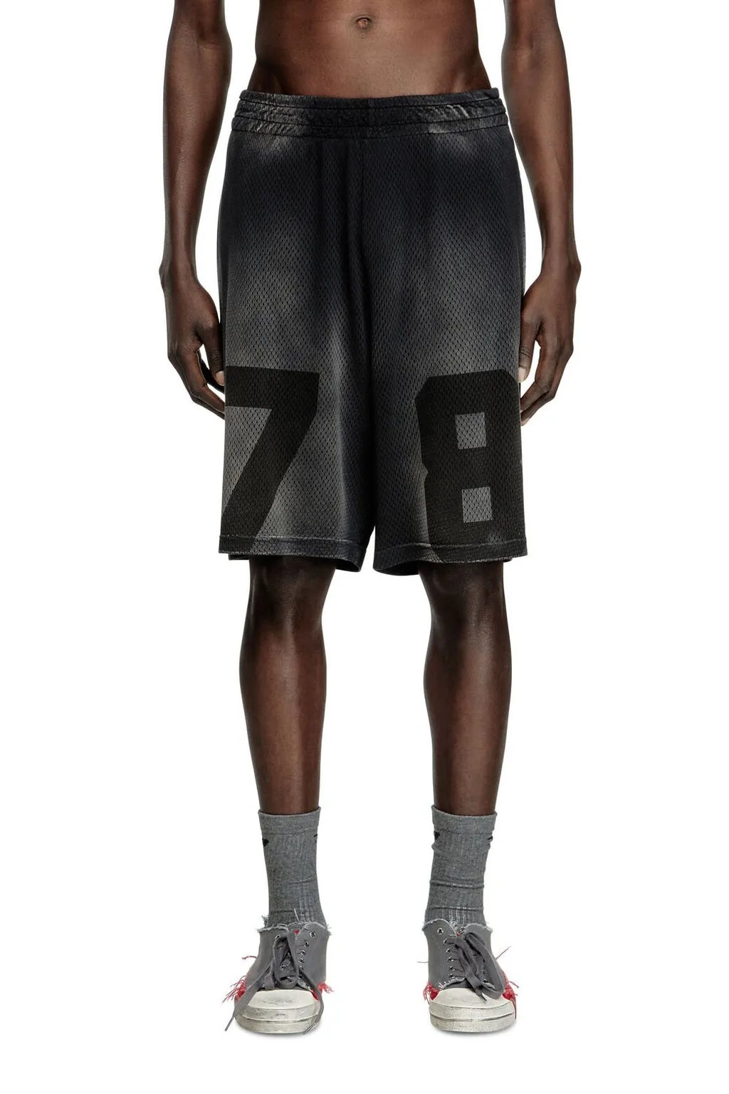 P-Tain-Mesh Track Shorts