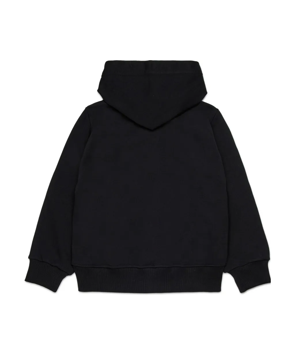 Logo-Print Zip-Up Hoodie