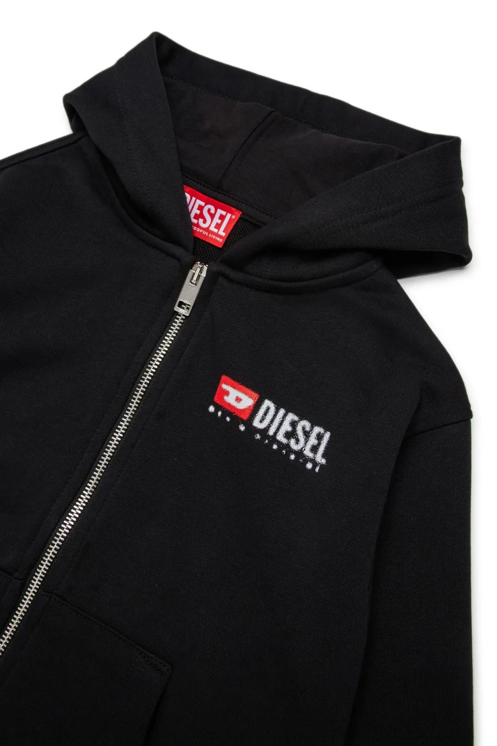 Logo-Print Zip-Up Hoodie