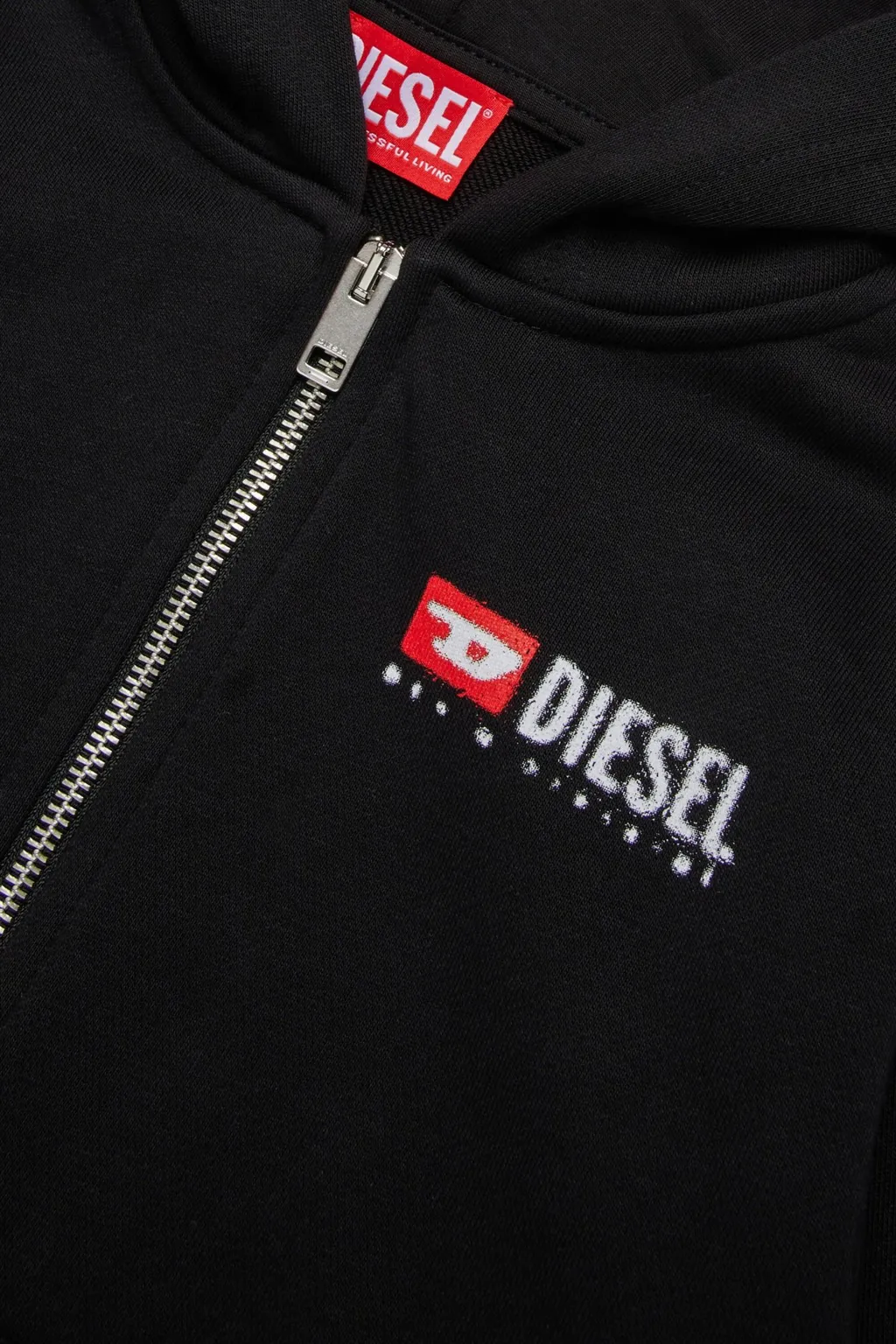 Logo-Print Zip-Up Hoodie