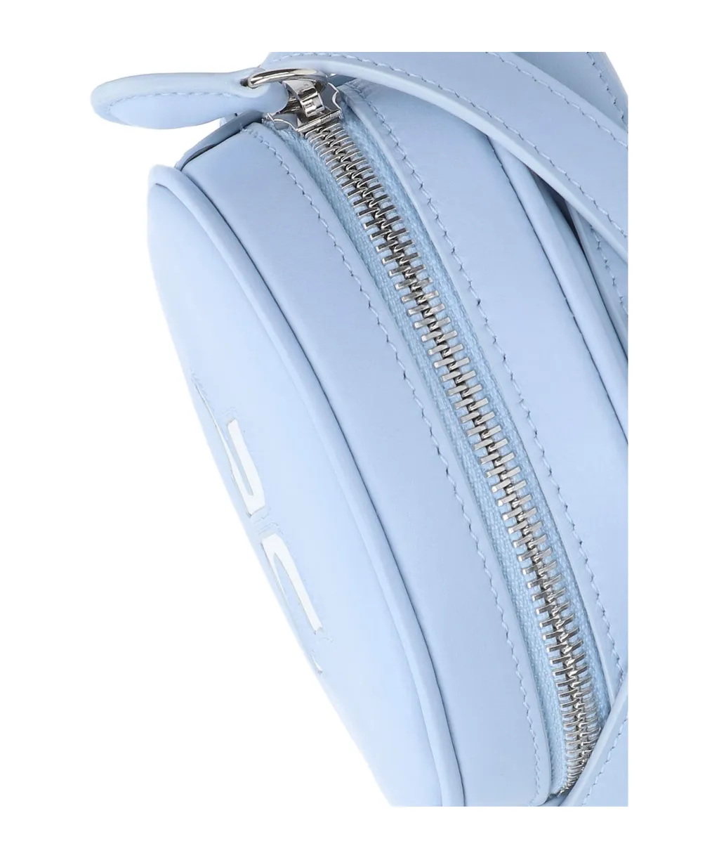 CourrÈGes Reedition Circle Logo Detailed Crossbody Bag