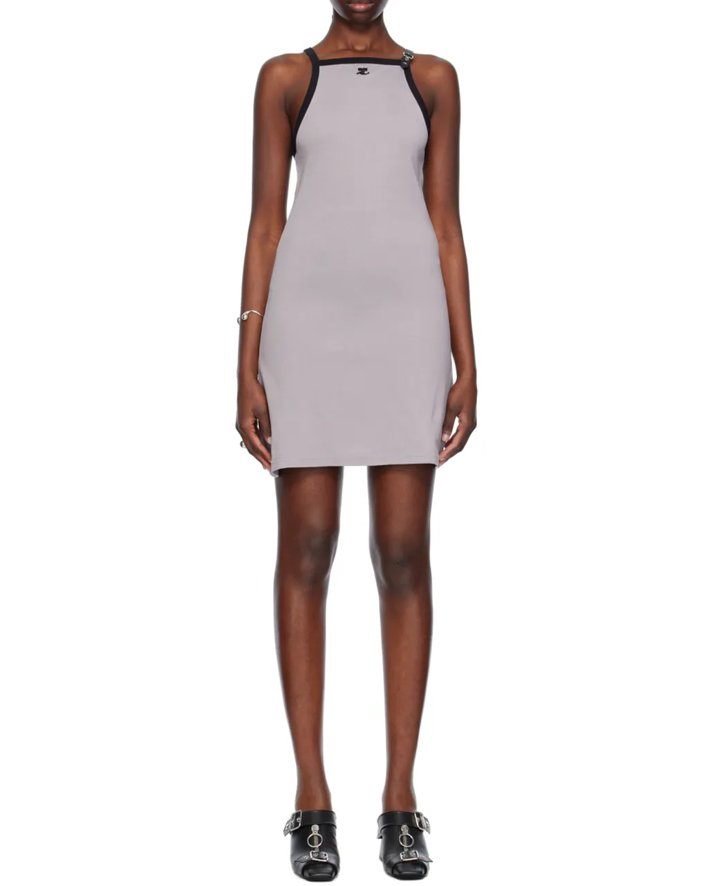 Buckle Contrast Dress