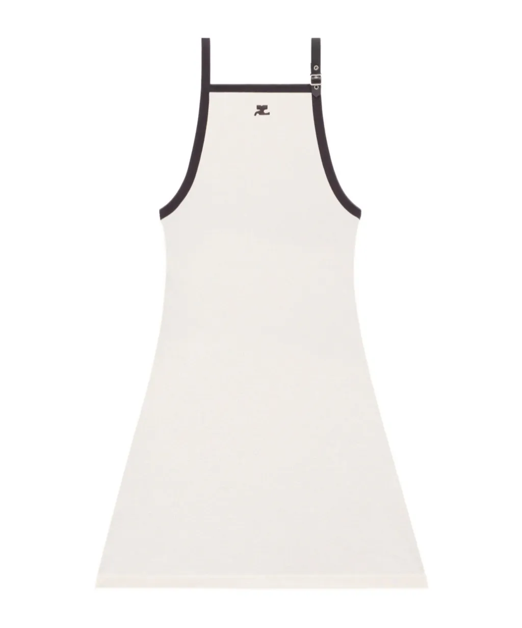 Buckle Contrast Dress