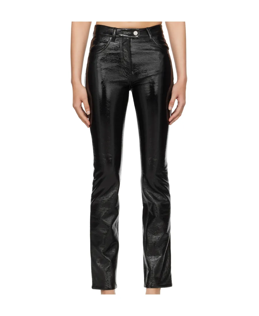 Embroidery Logo Decked Casual Pants