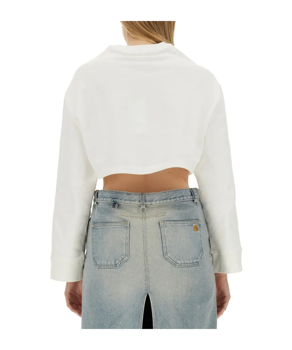 Cocoon Cropped Sweatshirt