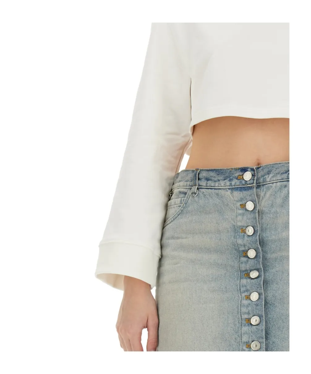 Cocoon Cropped Sweatshirt