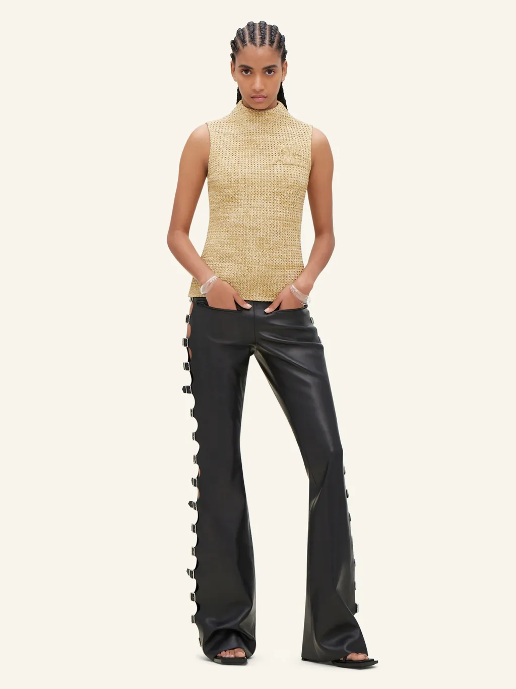 High-Necked Top