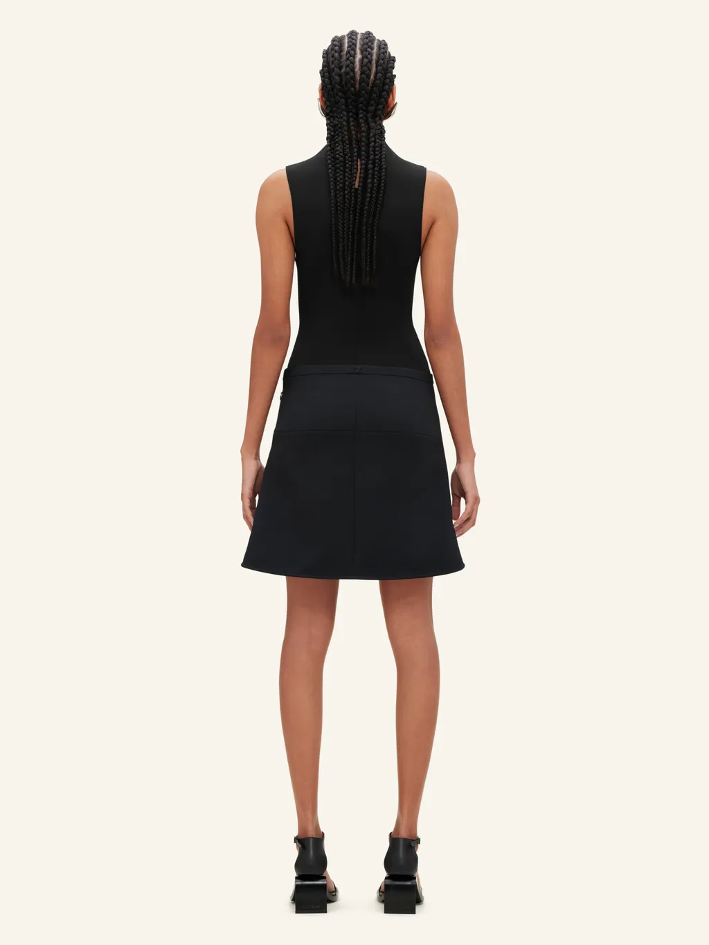 High-Neck Jersey Jumpsuit