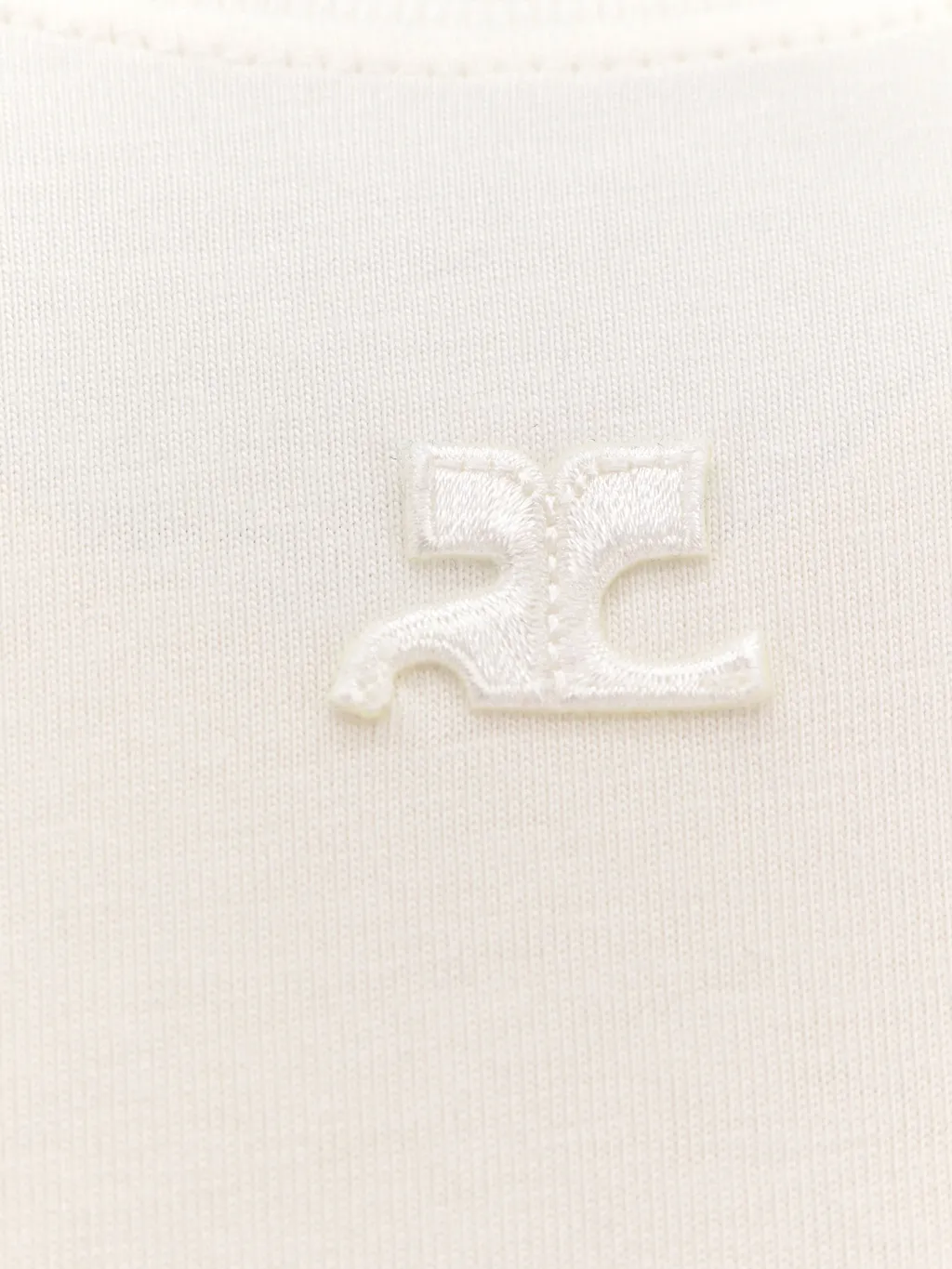 Logo Embroidered Crewneck T-Shirt