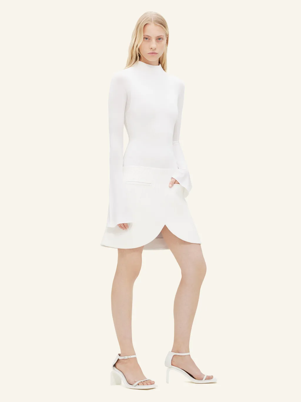 High-Neck Jersey Jumpsuit