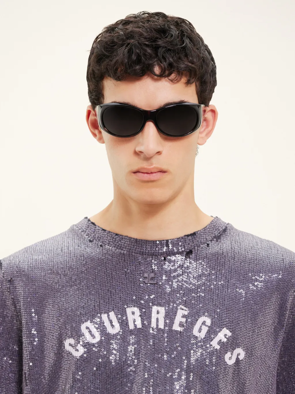 Embroidered Distressed T-Shirt