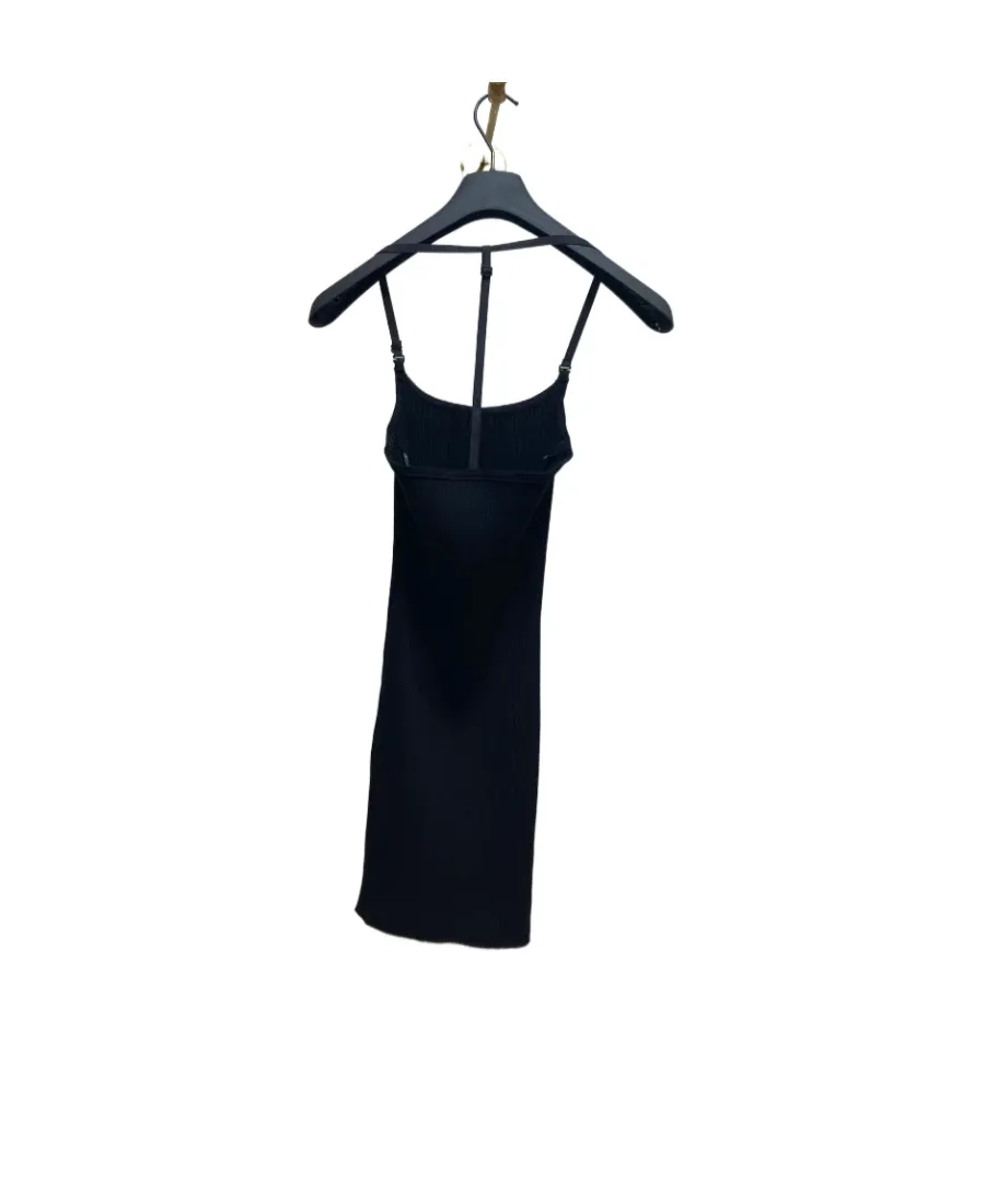 Logo Thin Shoulder Strap Dress