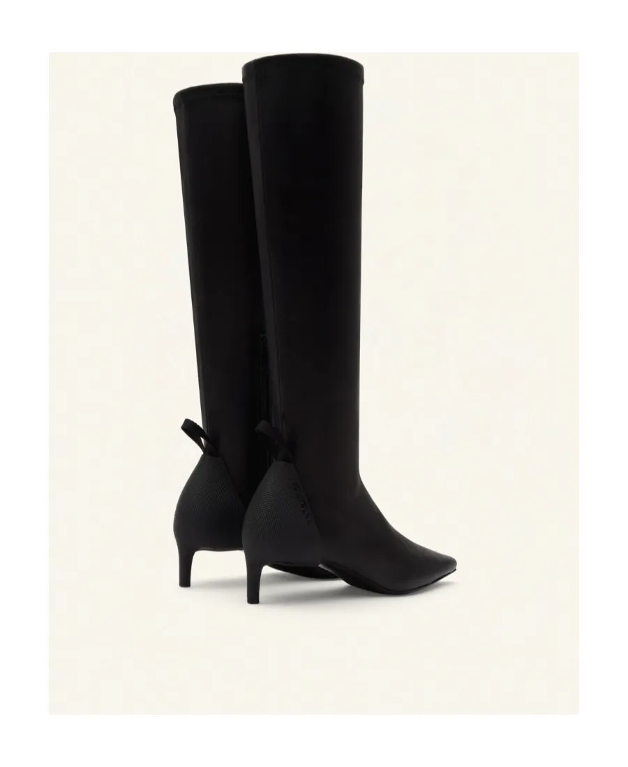 Scuba Stretch Leather Boots