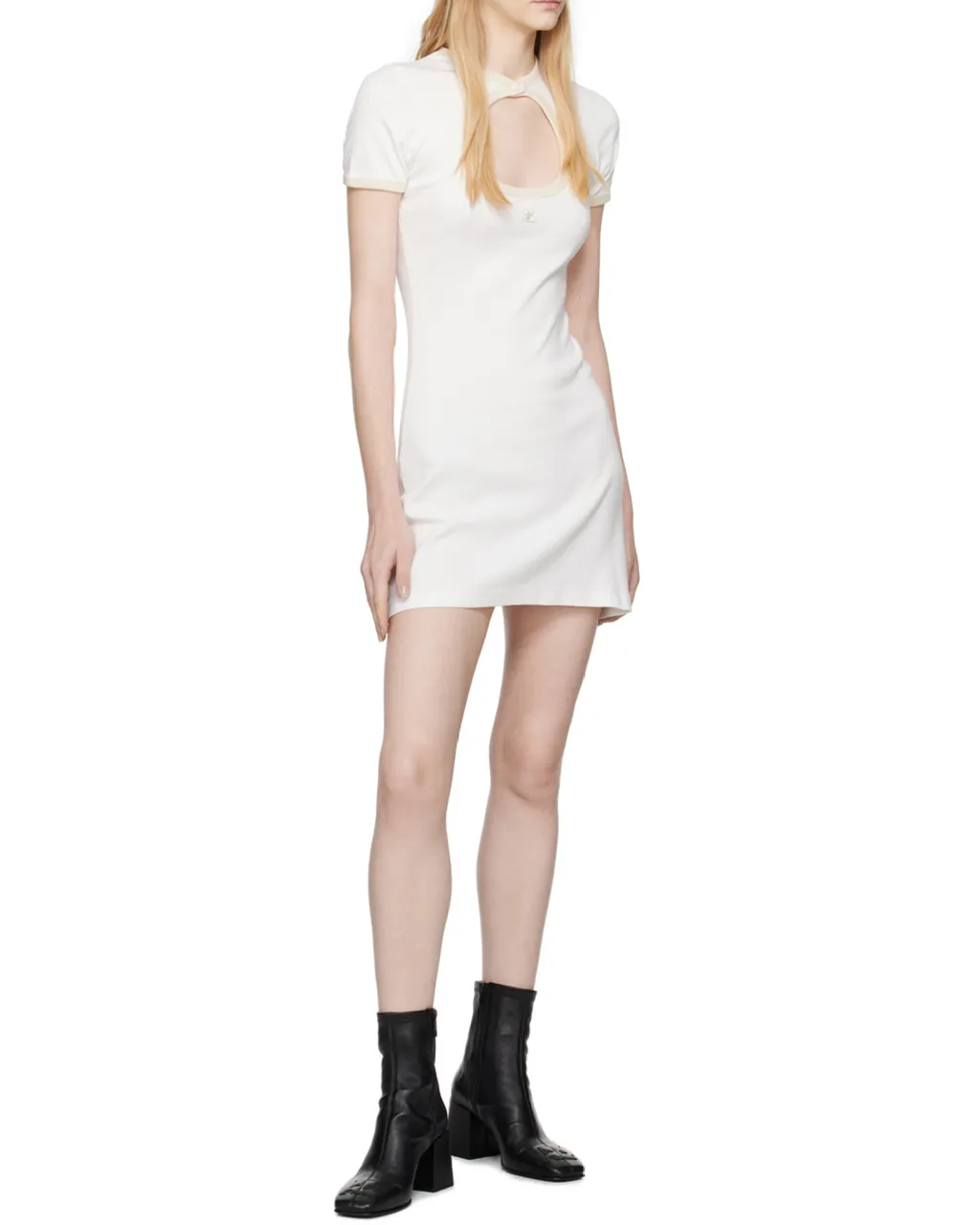 Miniature Dress With Hollowed-Out Details