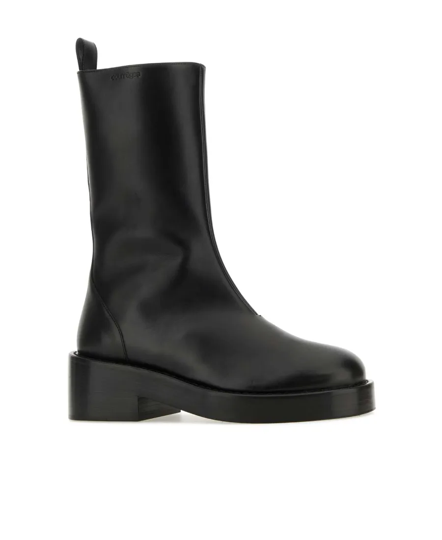 Round-Toe Ankle Boots