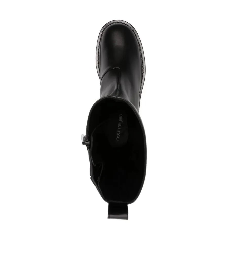 Round-Toe Ankle Boots