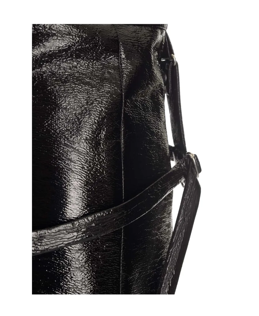 Midi Leather Skirt