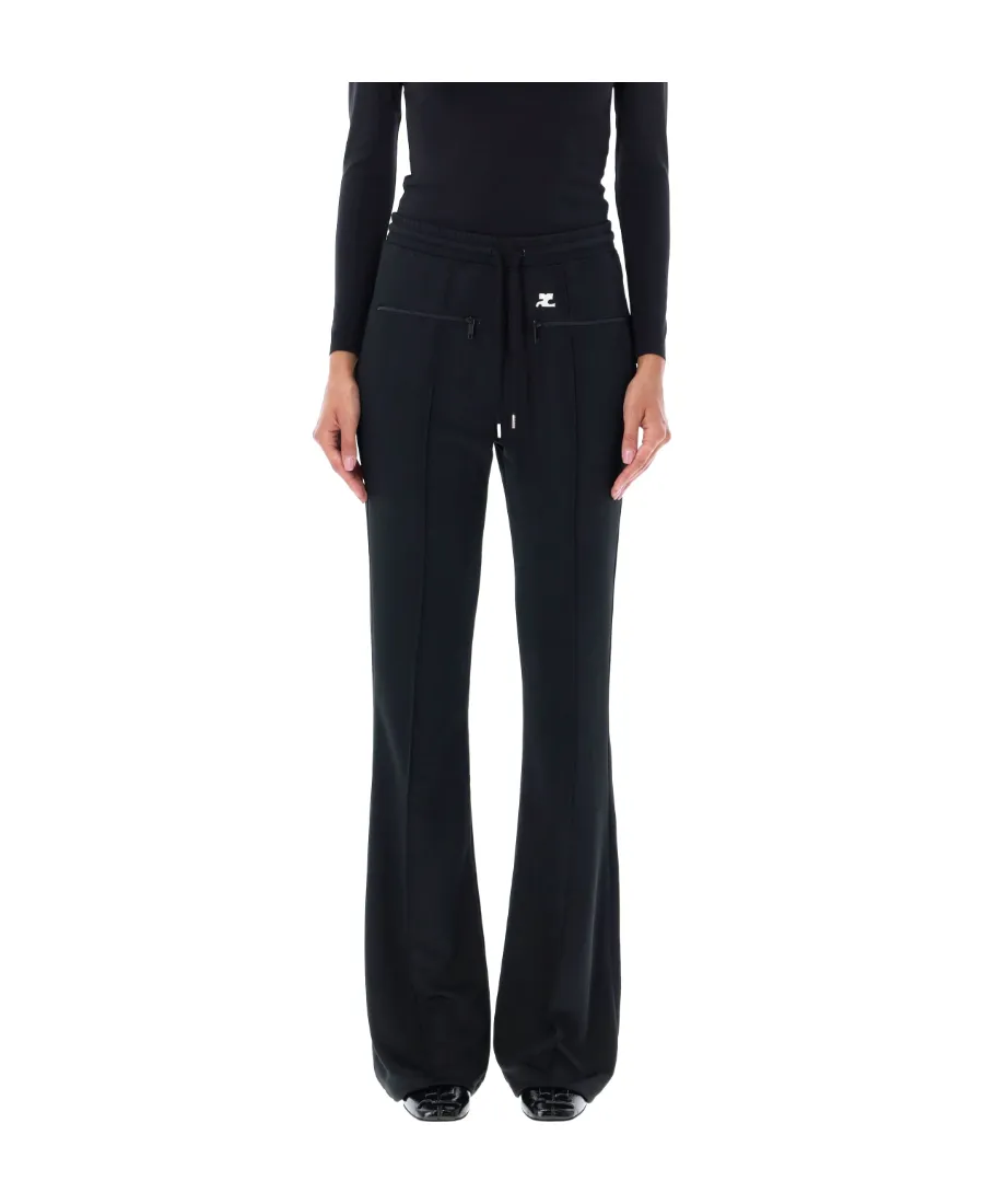 Interlock Drawstring Bootcut Pants