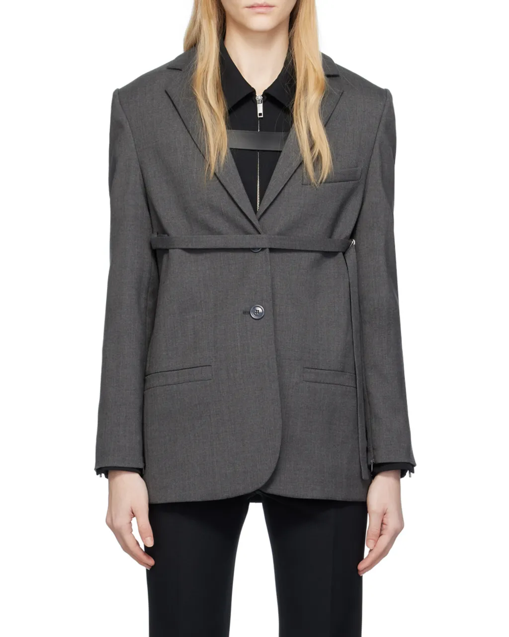 Strapped Tailored Jacket