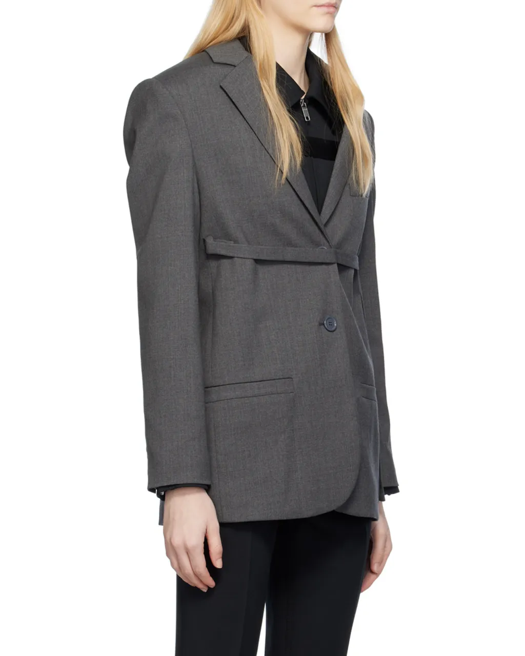 Strapped Tailored Jacket