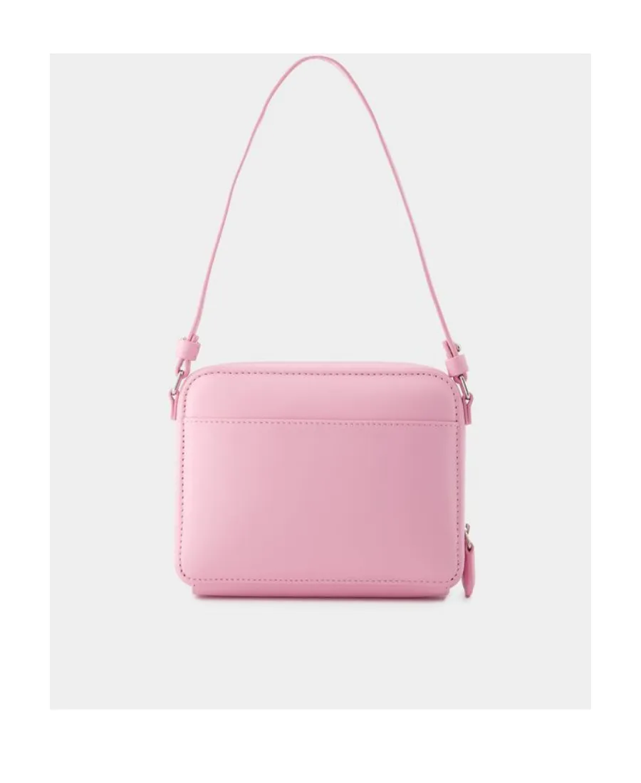 Logo Zipper Shoulder Bag