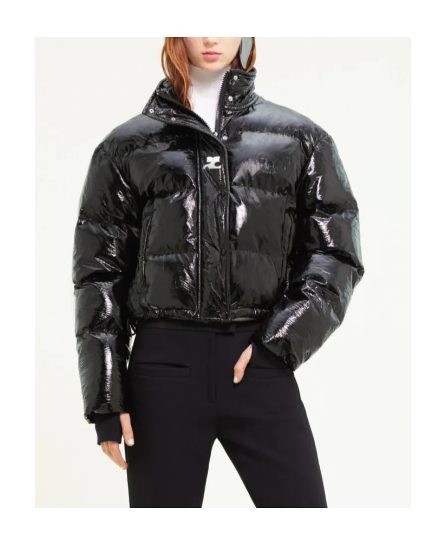 Vinyl Puffer Jacket