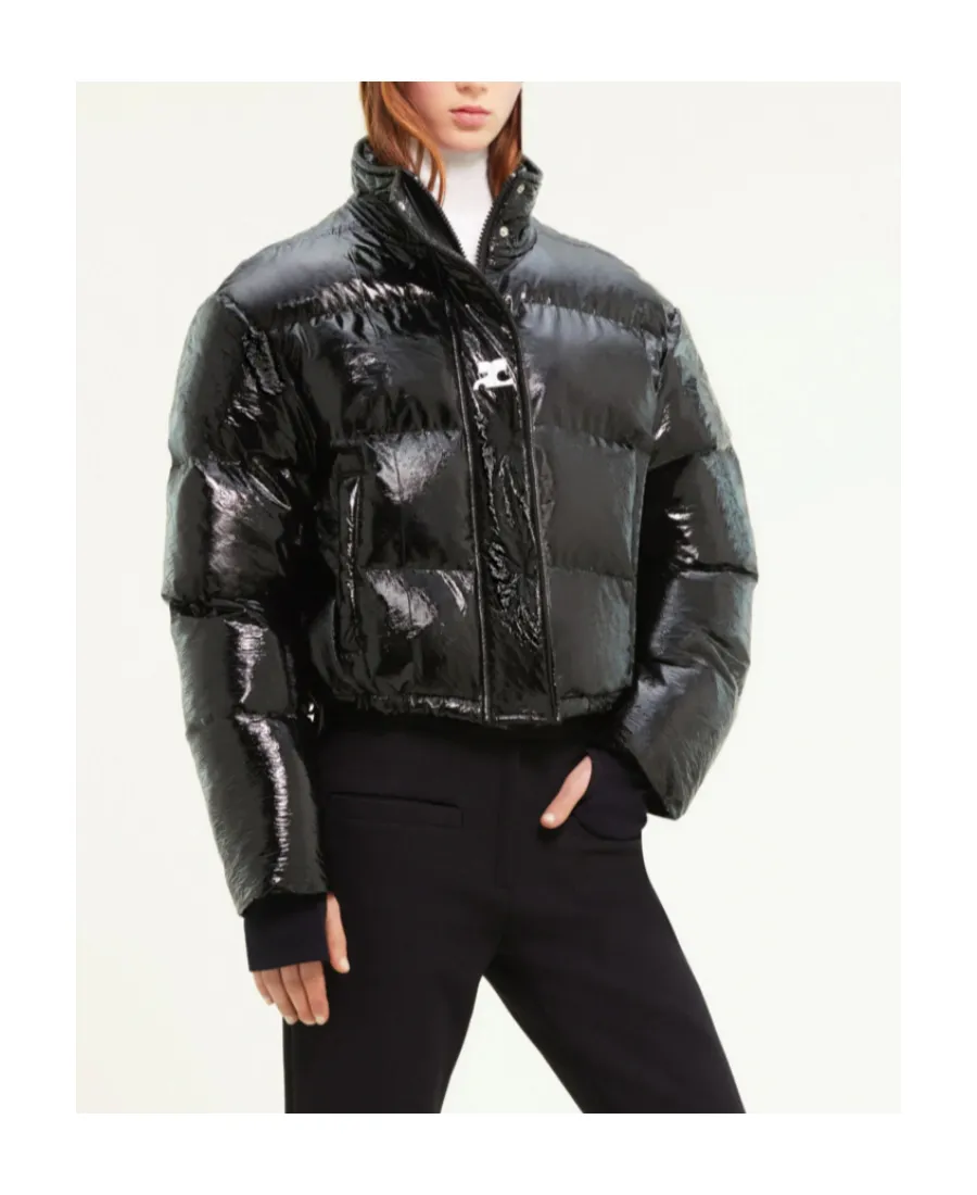 Vinyl Puffer Jacket