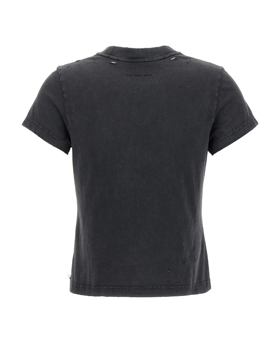 Distressed Crewneck T-Shirt