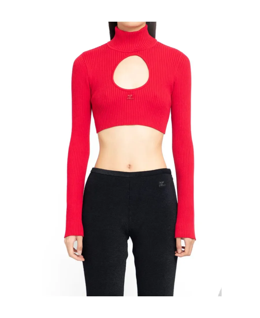 Cut-Out Crop Top