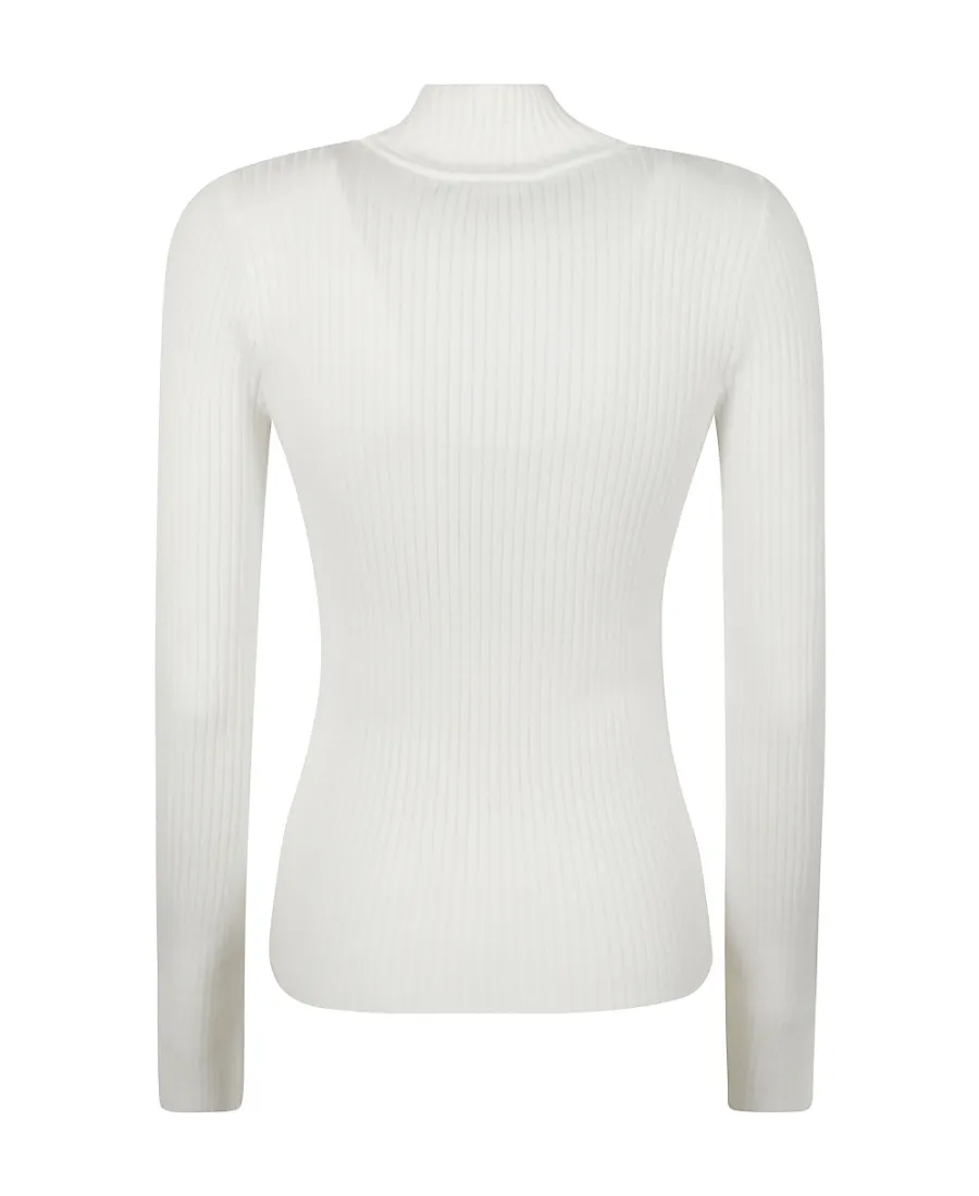 Roll-Neck Cut-Out Jumper