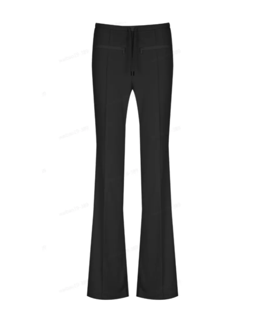 Flared-Leg Interlock Joggers