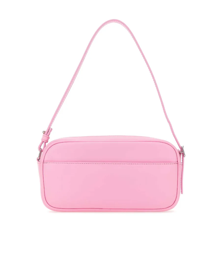 Logo Patch Zip-Up Shoulder Bag