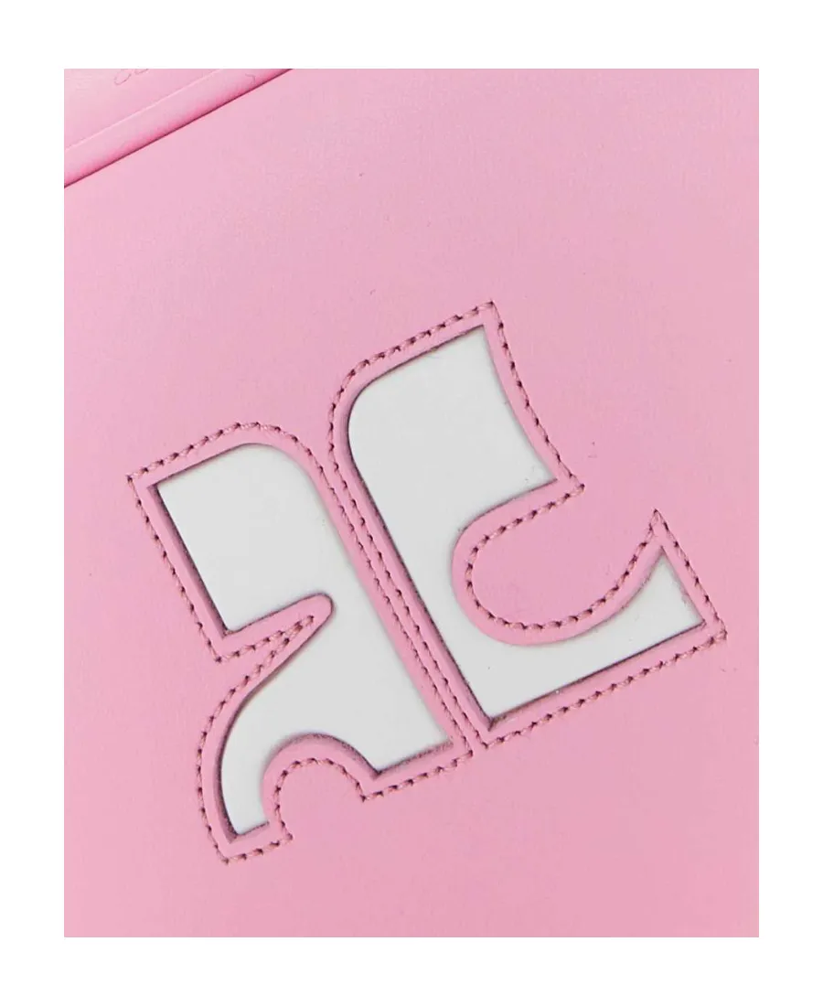 Logo Patch Zip-Up Shoulder Bag