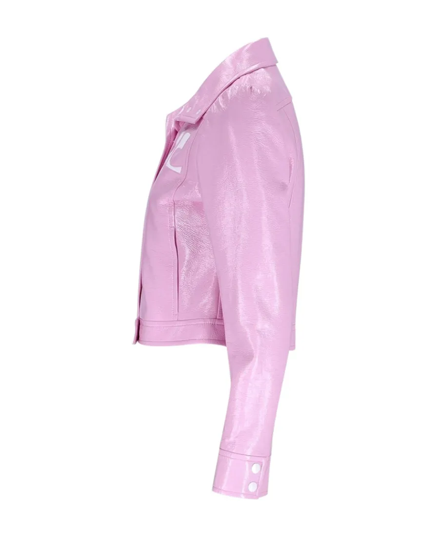 Logo-Patch Cropped Jacket