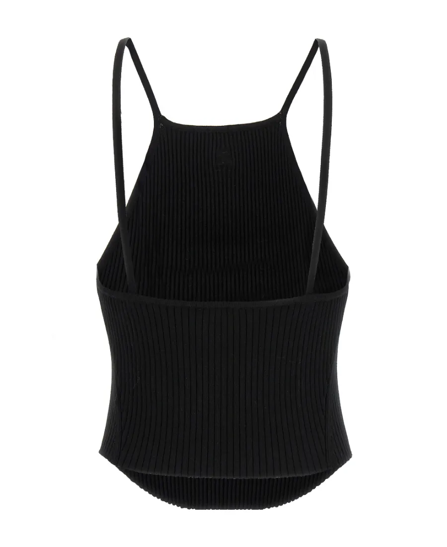 Cut-Out Sleeveless Tank Top