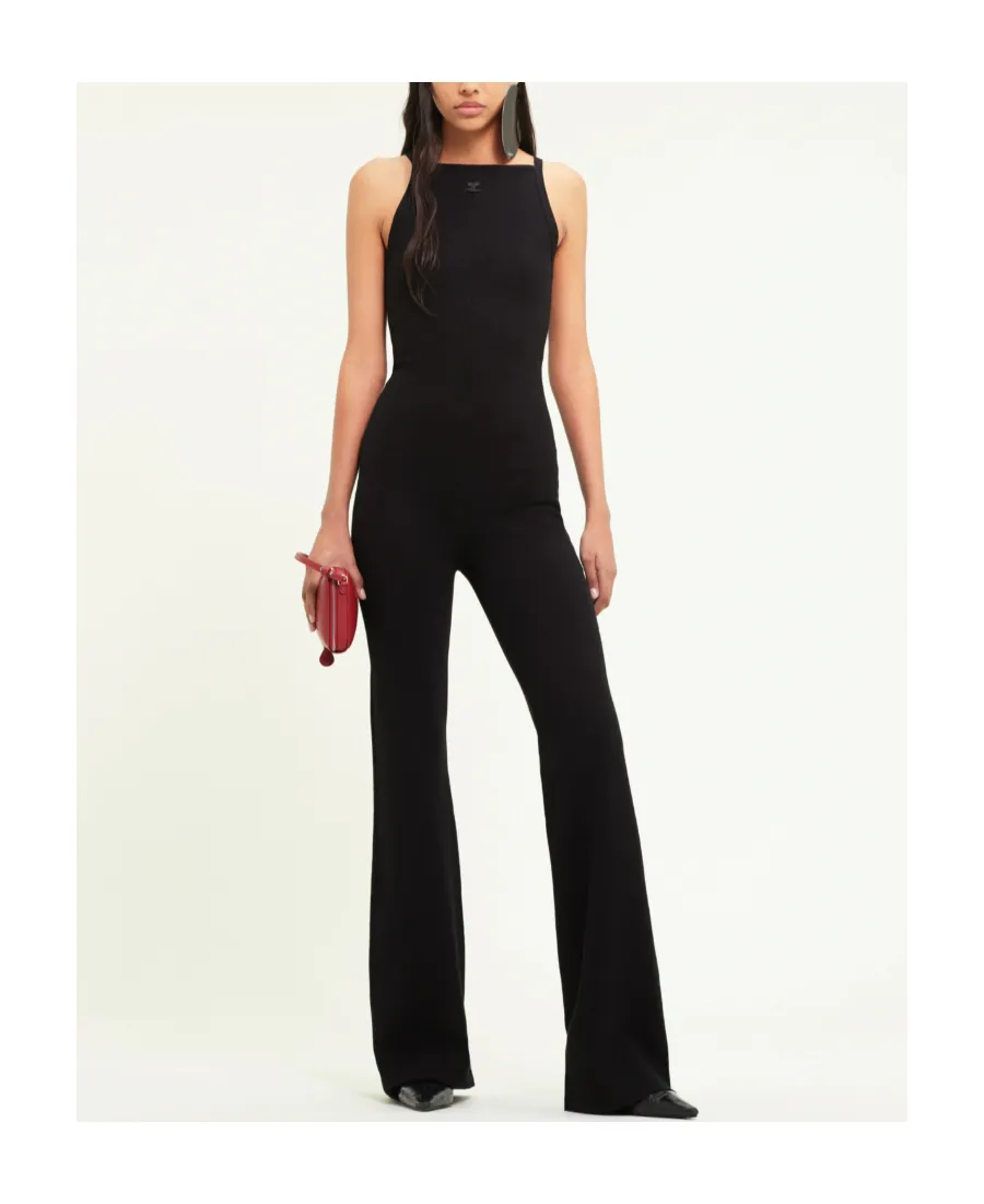 Sleeveless Knitted Jumpsuit