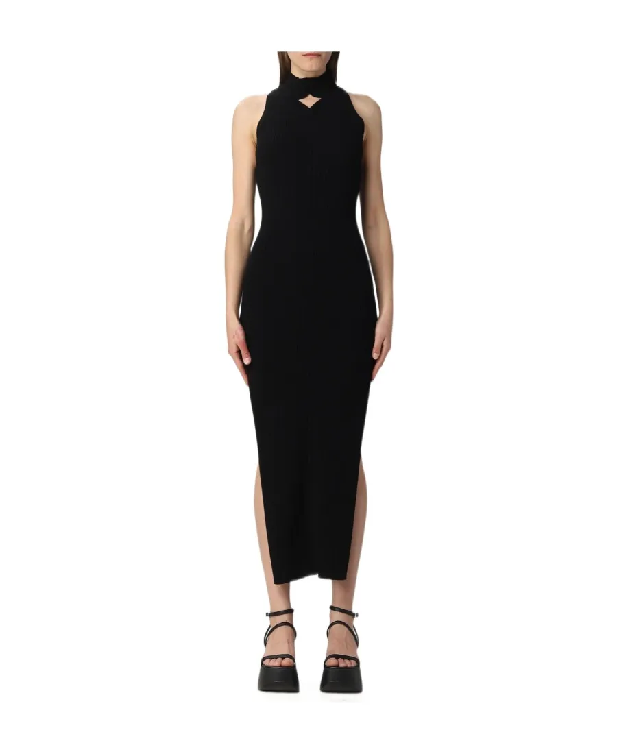 Col Diamanterai Ribbed Dress