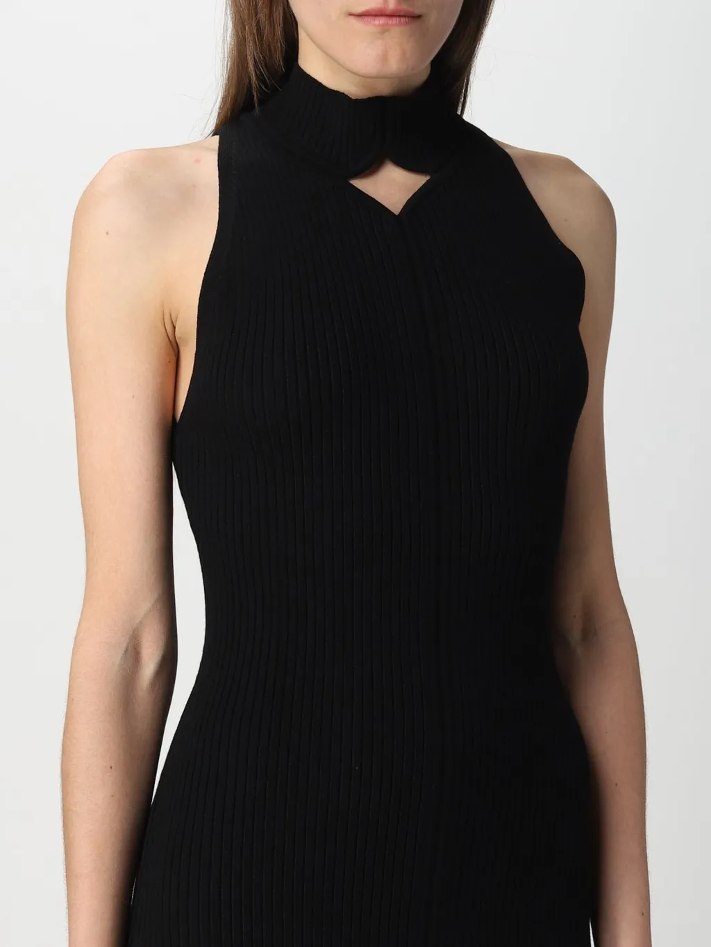 Col Diamanterai Ribbed Dress