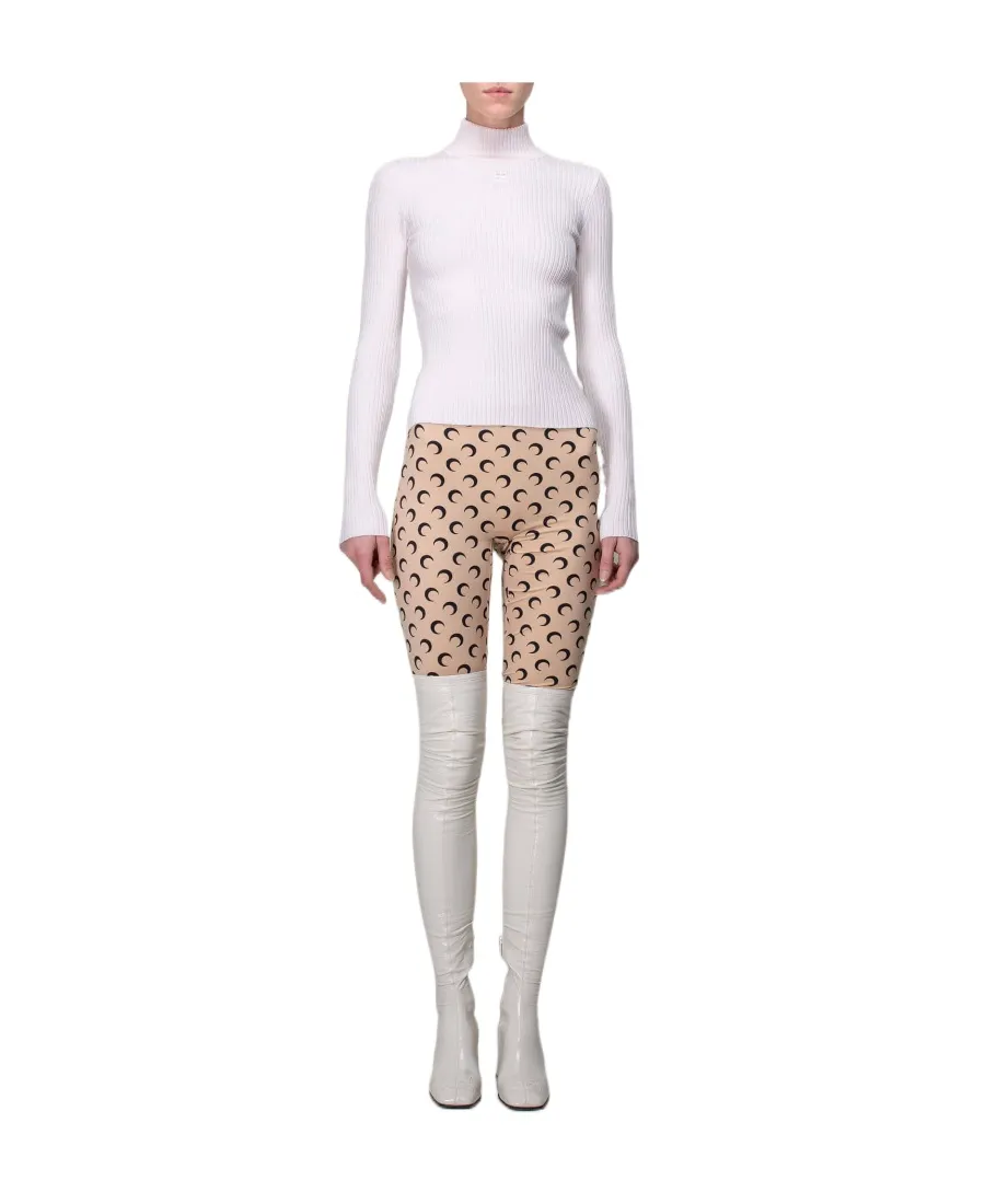 High Neck Knitted Jumper