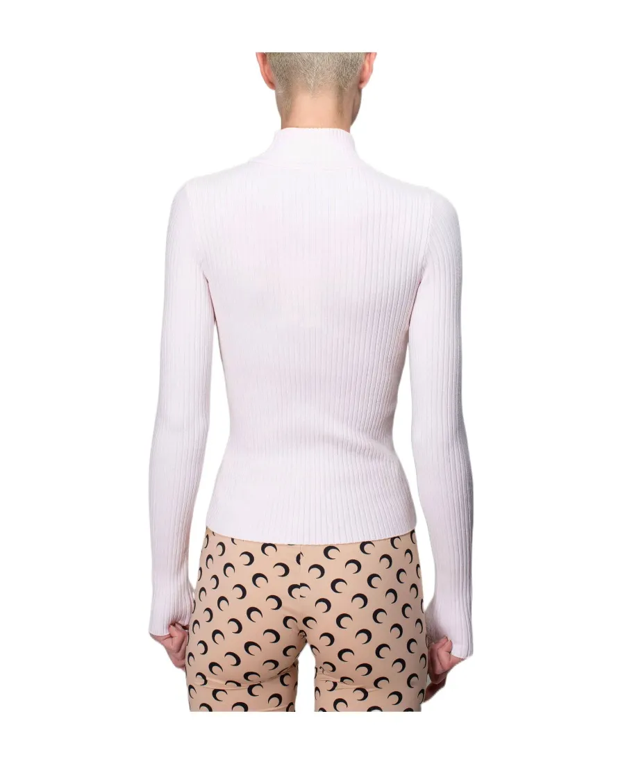 High Neck Knitted Jumper