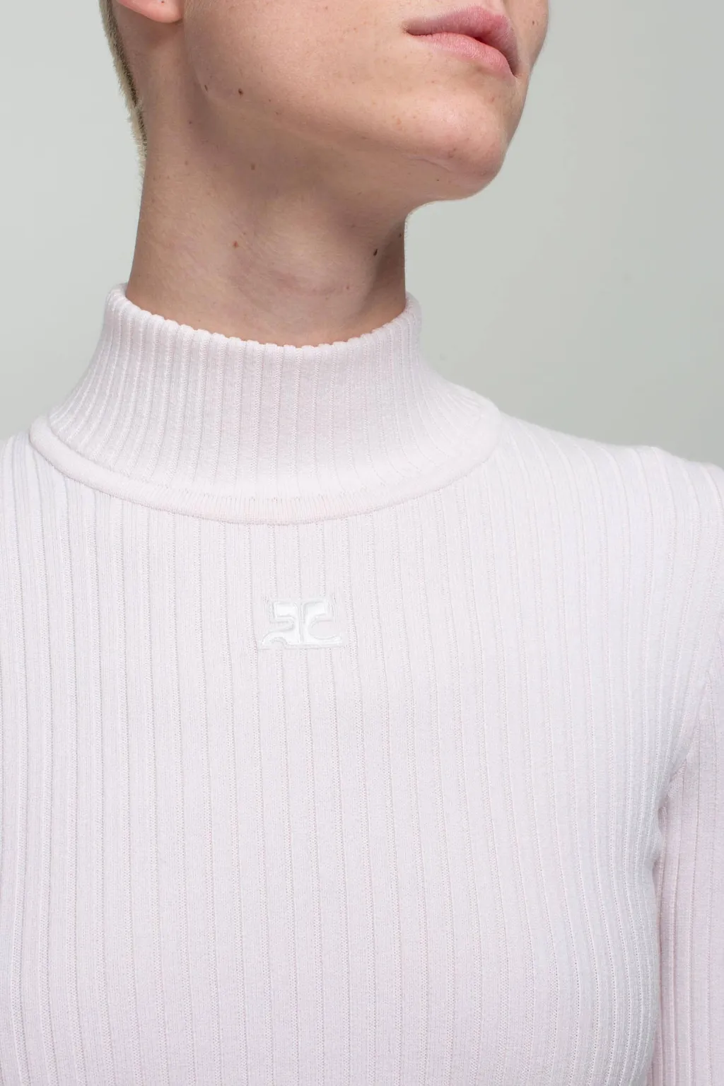 High Neck Knitted Jumper