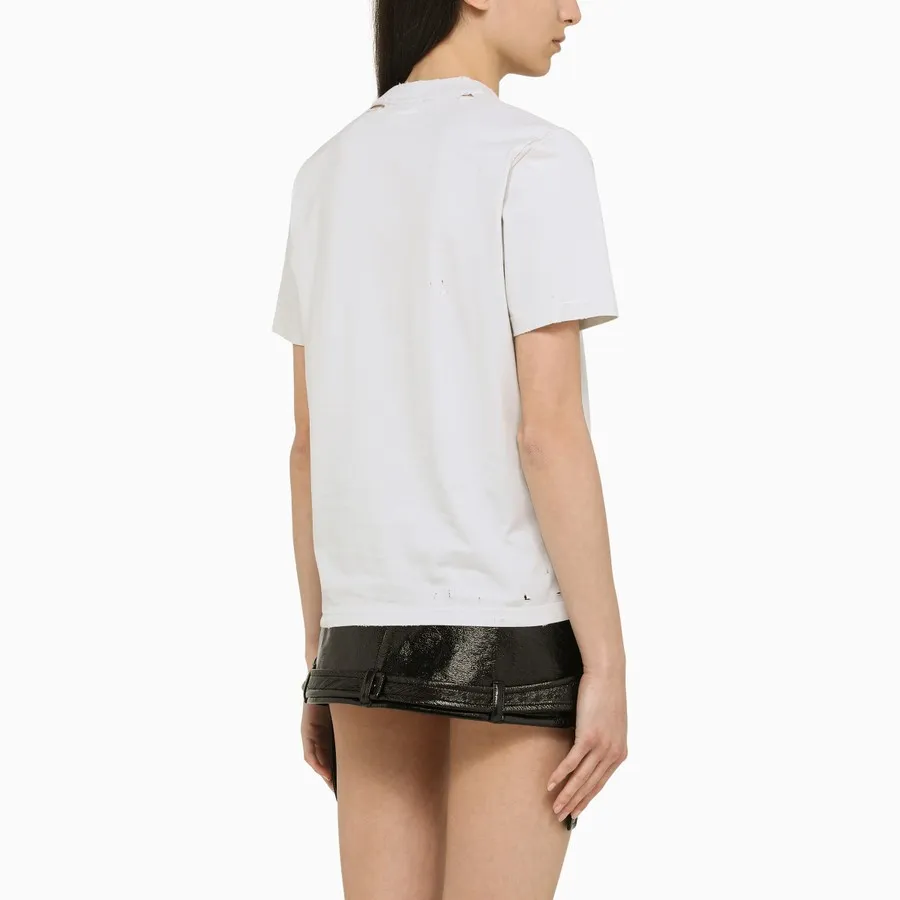 Logo Patch Cotton T-Shirt
