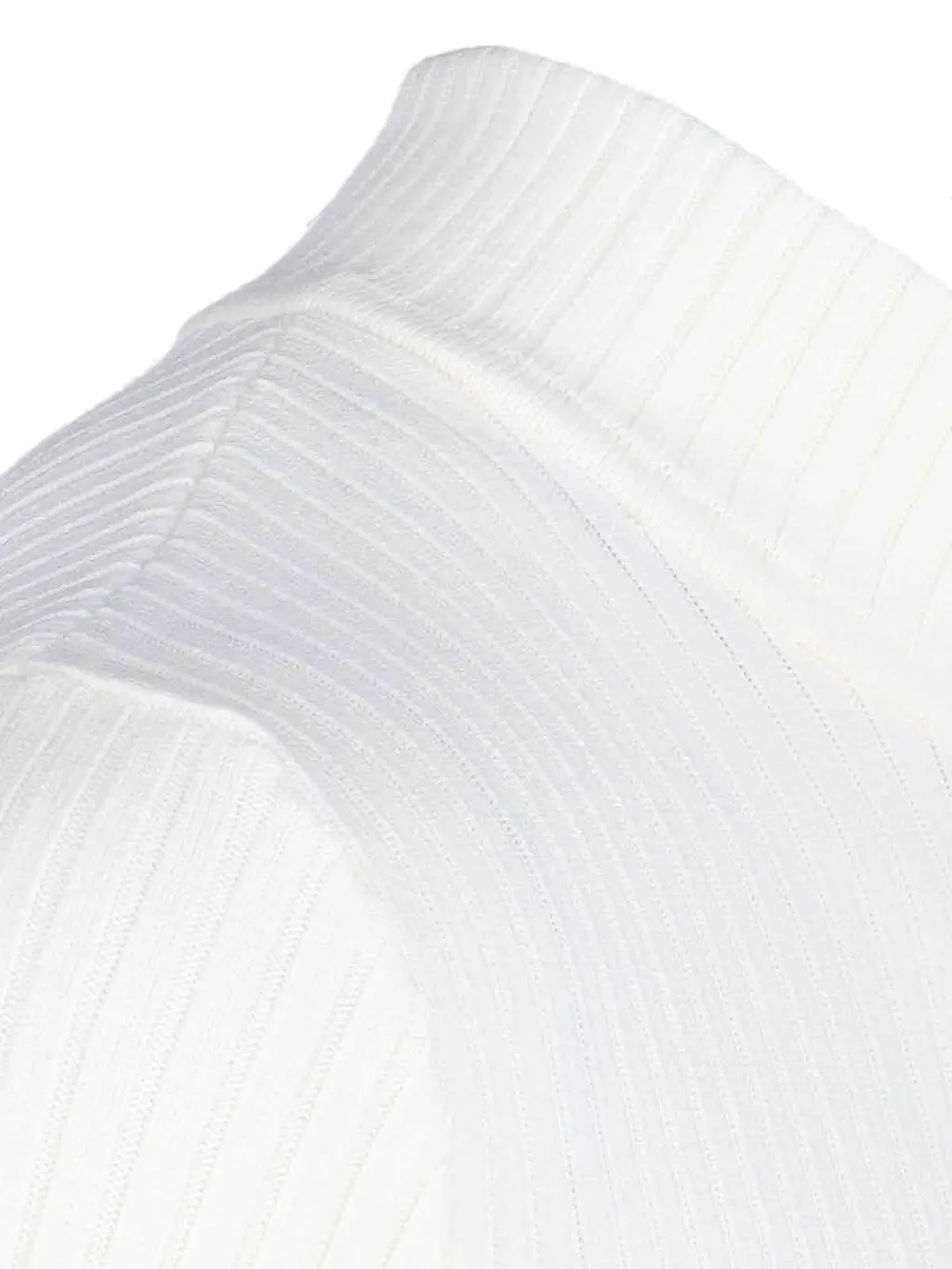 Reedition Short-Sleeved Ribbed Knit Jumper
