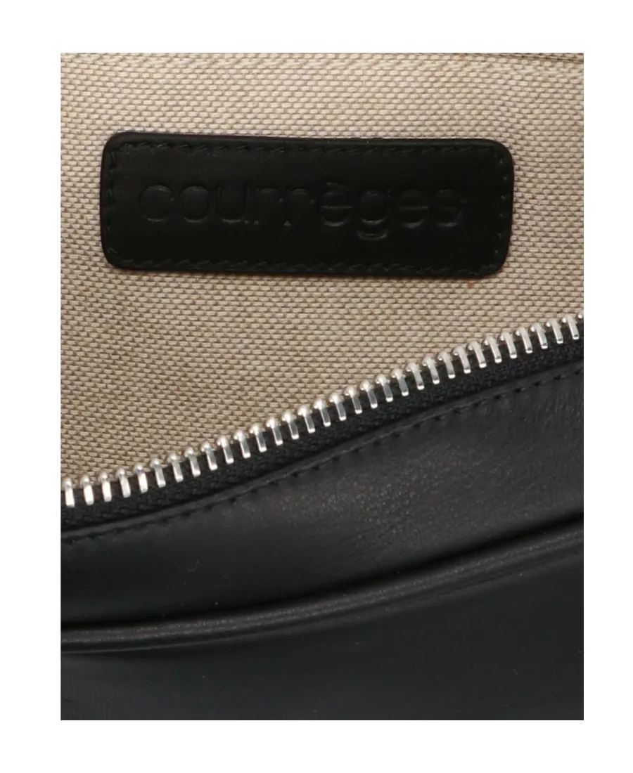 Logo Detailed Zipped Shoulder Bag