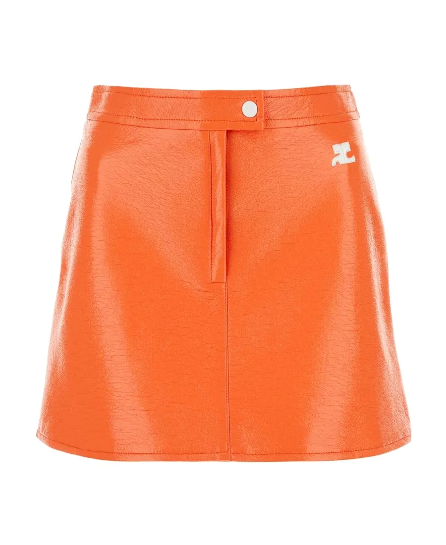 Vinyl Mini Skirt
