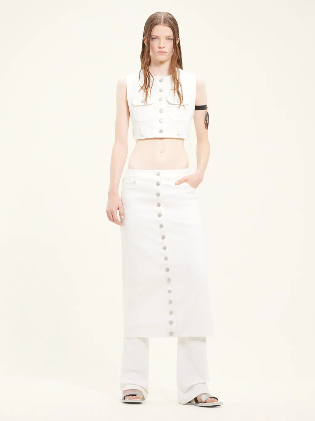 Multiflex Denim Skirt