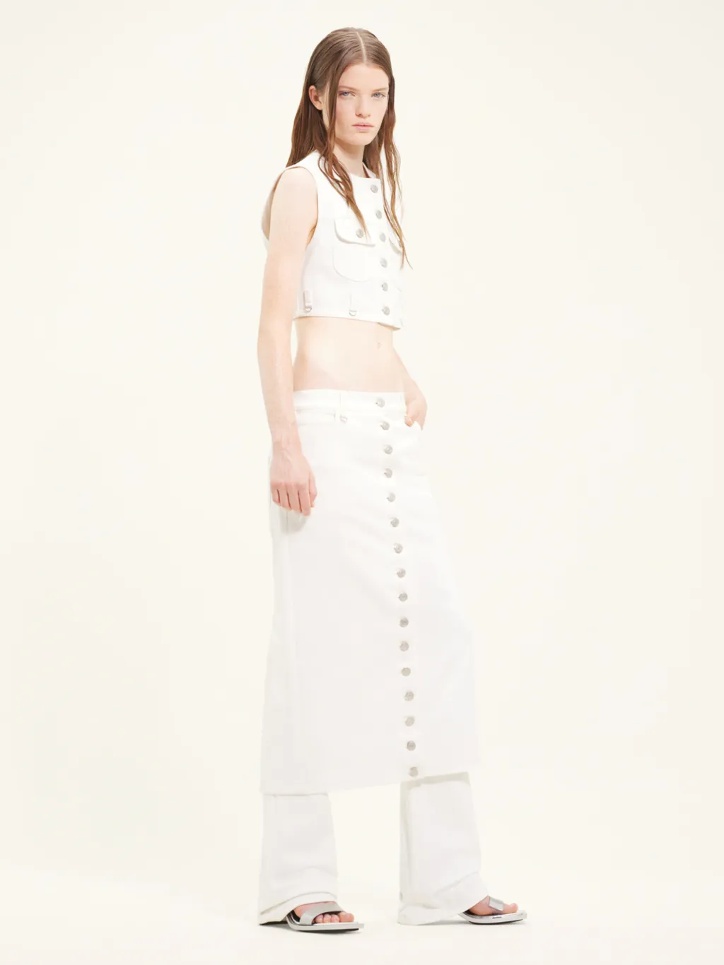Multiflex Denim Skirt