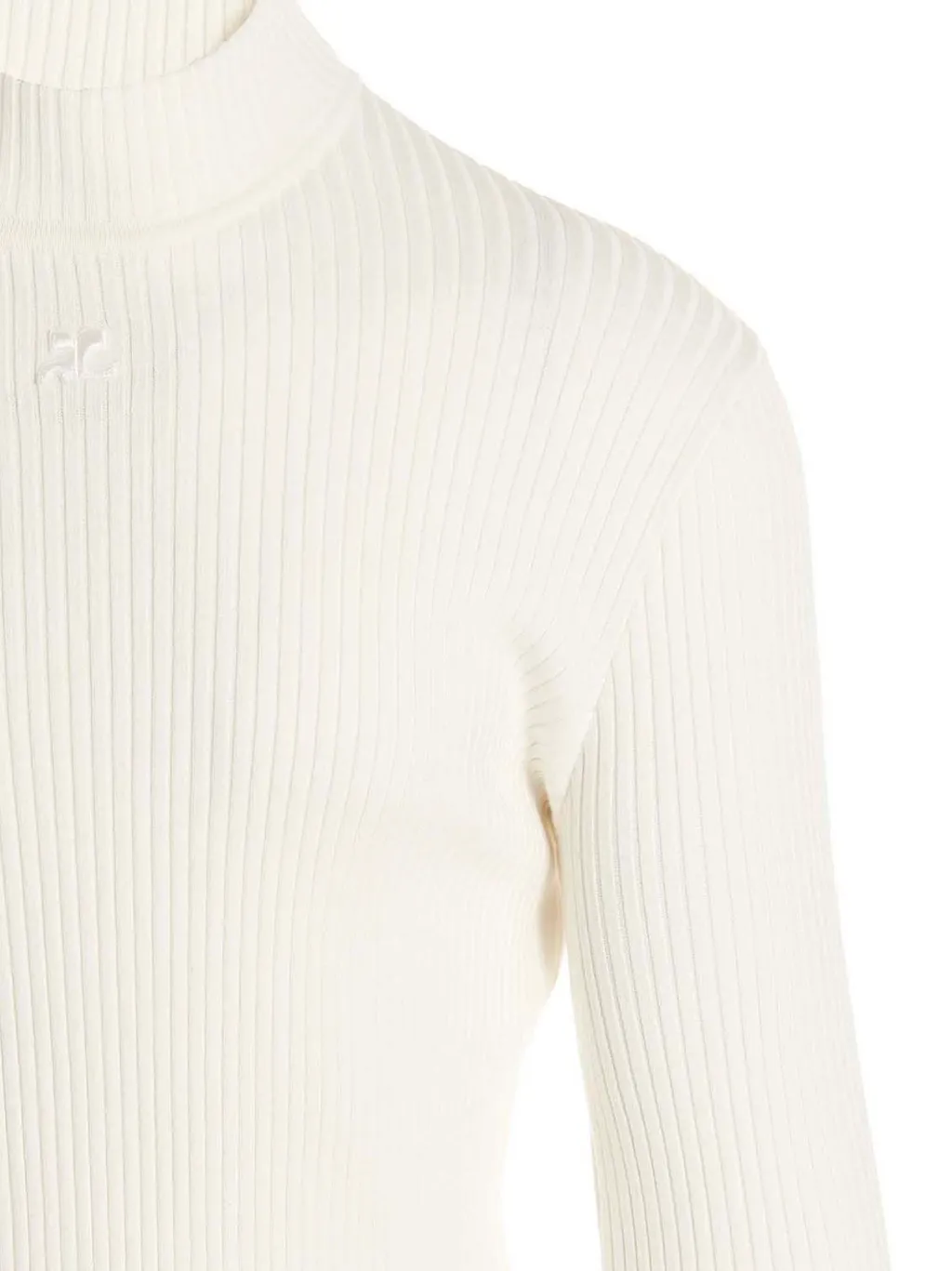 Mock Neck Long-Sleeved Jumper